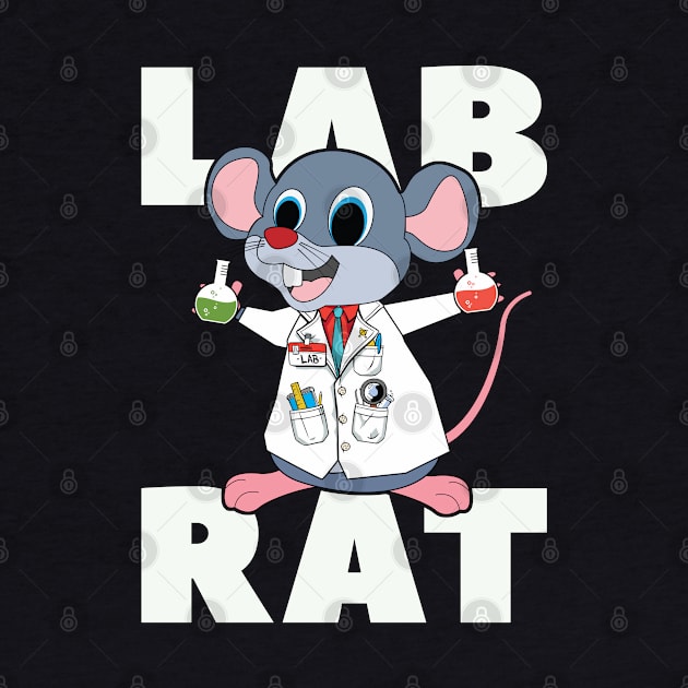 Lab Tech Lab Rat Chemist Laboratory Technician by T-Shirt.CONCEPTS